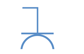 Symbol elektryczny gniazdo ze stykiem ochronnym